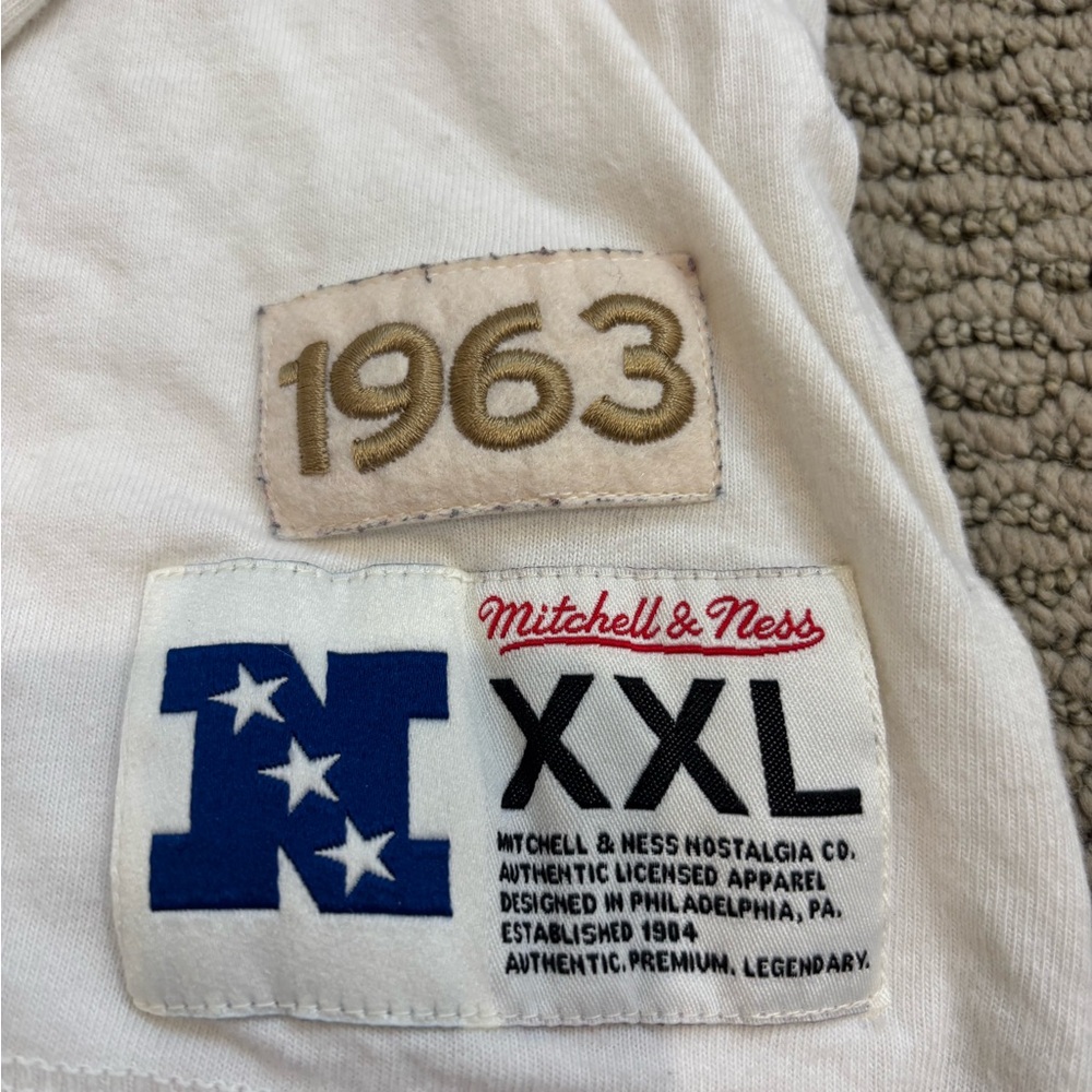 Mitchell & Ness White San Francisco 49ers Throwback XXL - Picture 2 of 9